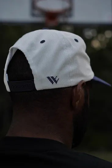 Navy & White A-Frame Cap